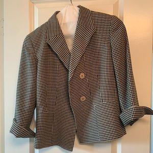 Armani Collezioni Checkered Jacket